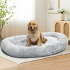Large Dog Bed 67x43x8 Inches - Super Soft, Machine Washable & Portable With Handles, Non-Slip Bottom For Safety